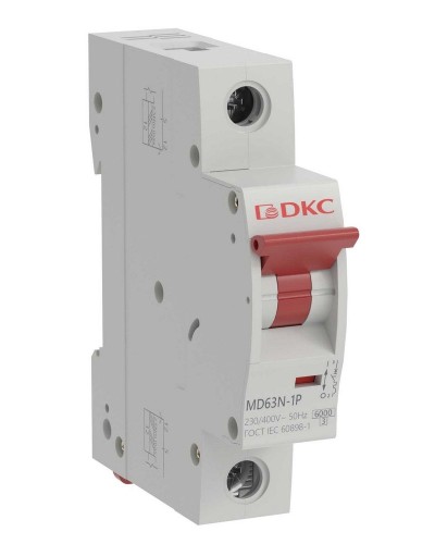 YON max MD63N 1P 20А 6кА C (MD63N-1PC20). Автоматический выключатель. ДКС в Саратове