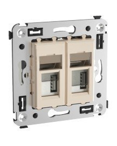 Розетка USB в стену Avanti ванильная дымка (4405543). Розетка USB. ДКС в Саратове