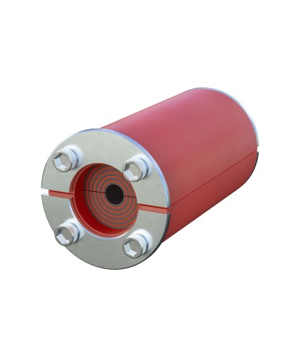 Проходка круглая, нержавеющая, D68х70 мм для кабелей D28-48 мм (DXF3115): Проходка круглая, нержавеющая в Саратове
