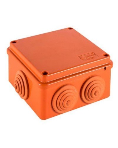 Коробка JBS100 100х100х55, 6 вых., 10P (1,5-6мм²) (43497HF): Коробка монтажная, огнестойкая, без галогена в Саратове