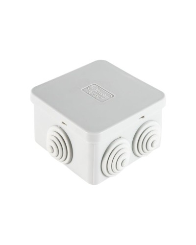 Коробка JBS070 70х70х40, 6 вых., IP44, серая (44056). Коробка монтажная. Экопласт в Саратове