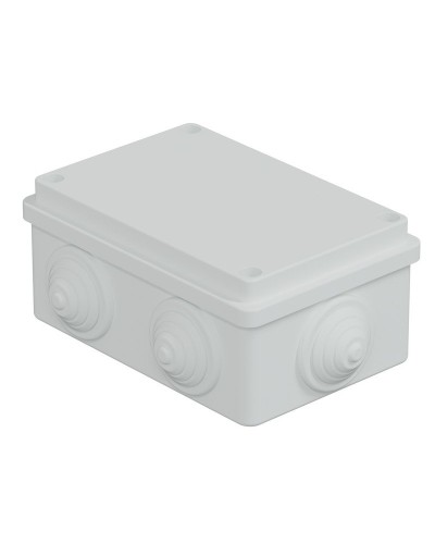 Коробка JBS120 120х80х50, 6 вых., IP55, белая (44008W-1). Коробка монтажная. Экопласт в Саратове