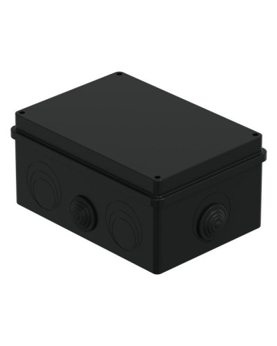 Коробка JBS210 210х150х100, 8 вых., IP55, черная (44016BL-1). Коробка монтажная. Экопласт в Саратове