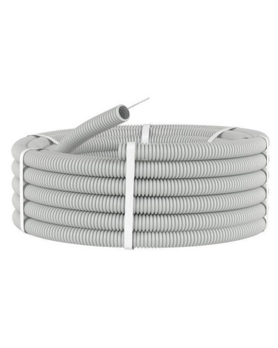 Труба HFFR тяжелая D40, серая (21140HF-GR): Труба гофрированная, с зондом, не распространяющая горение, без галогена в Саратове