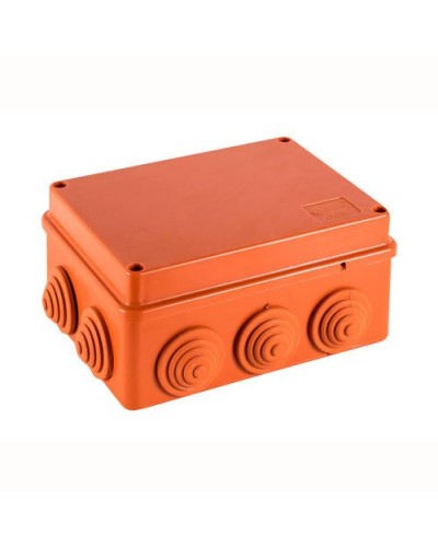 Коробка JBS150 150х110х70, 10 вых., 10P (0,15...2,5мм²) (43089HF). Коробка монтажная, огнестойкая, без галогена. Экопласт в Саратове
