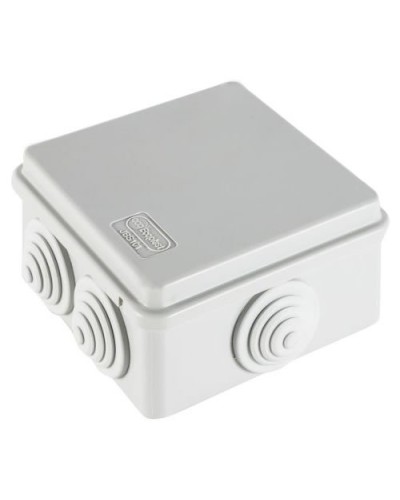 Коробка JBS101 100х100х55, 6 вых., IP55, серая (44037). Коробка монтажная. Экопласт в Саратове