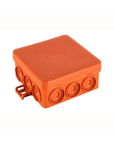 Коробка JBL085 85х85х38, 12 вых., 2P (1,5-10мм²) (43715HF): Коробка монтажная, огнестойкая, без галогена в Саратове