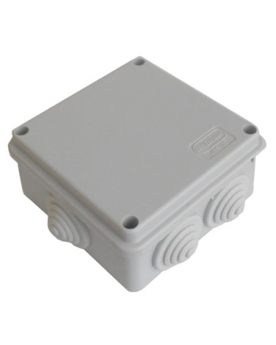 Коробка JBS100 100х100х55, 6 вых., 4P (1,5…10мм²) серая (43347HF-GR). Коробка монтажная, огнестойкая, без галогена. Экопласт в Саратове