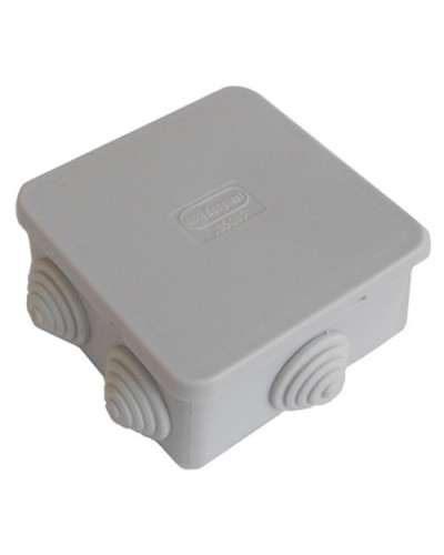 Коробка JBS080 85х85х50, 6 вых., IP44, белая (44066W-1). Коробка монтажная. Экопласт в Саратове