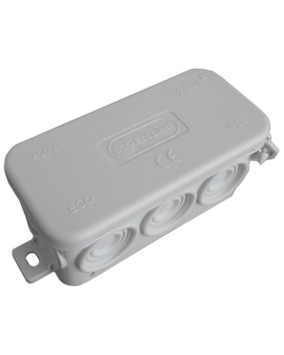 Коробка JBL090 90х42х40, 10 вых., IP55, серая (44055). Коробка монтажная. Экопласт в Саратове