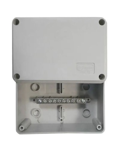 Коробка (КУП) JBS120 120х80х50, 6 вых, IP55 (44008KP). Коробка уравнивания потенциалов (КУП), 6х9мм, 8 зажимов. Экопласт в Саратове