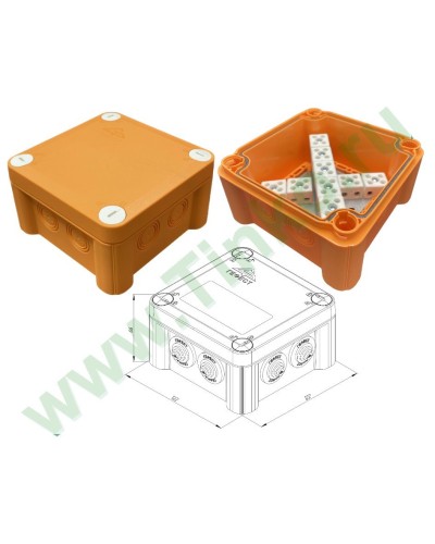 КМ-О-1212(П)(18к)-IP55: Коробка монтажная огнестойкая в Саратове