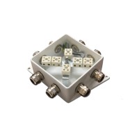 КМ-О (12к*6,0)-IP66-120х120, семь вводов: Коробка монтажная огнестойкая
