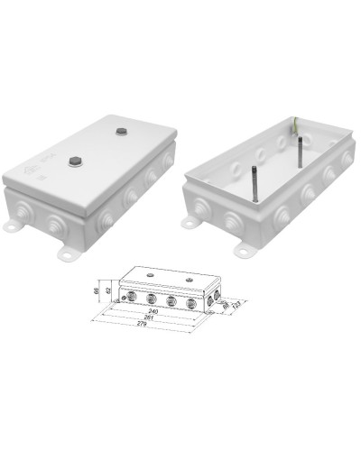 КМ IP55-1224. Коробка монтажная электротехническая. Гефест в Саратове