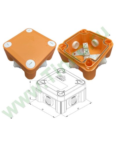 КМ-О-1010(П)(8к)-IP55: Коробка монтажная огнестойкая в Саратове