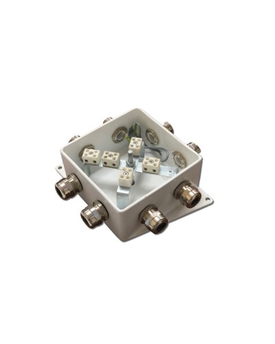 КМ-О (10к)-IP66-120х120, шесть вводов: Коробка монтажная огнестойкая в Саратове