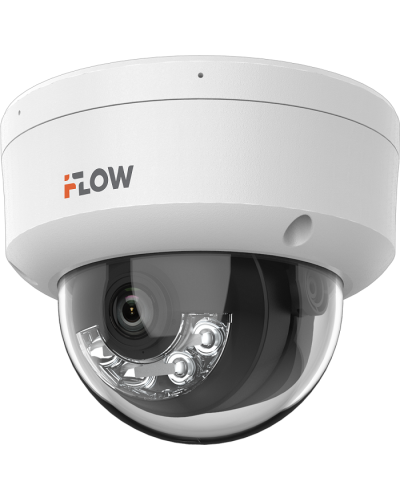 F-IC-2422C2MS(4мм). Бюджетная IP-видеокамера купольная. i-FLOW в Саратове