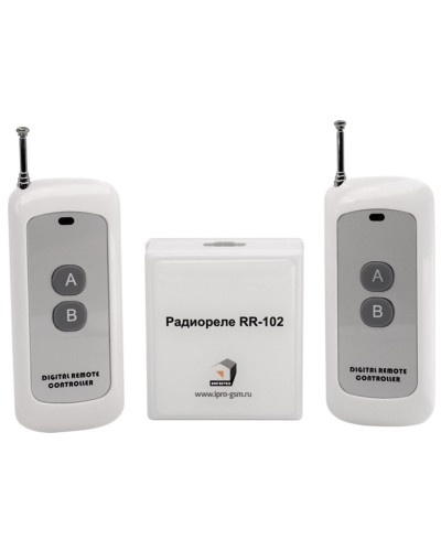 RR-102 + 2 пульта, 250-950 метров, питание 12В. Комплект радиореле. ИПРо в Саратове