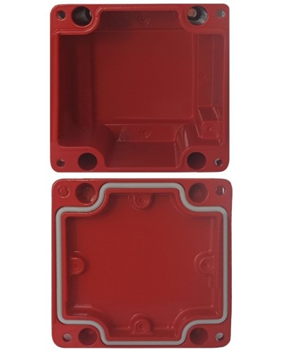 МКС Мороз, глухая, IP66/IP68, красный. Коробка коммутационная металлическая. Магнито-Контакт в Саратове