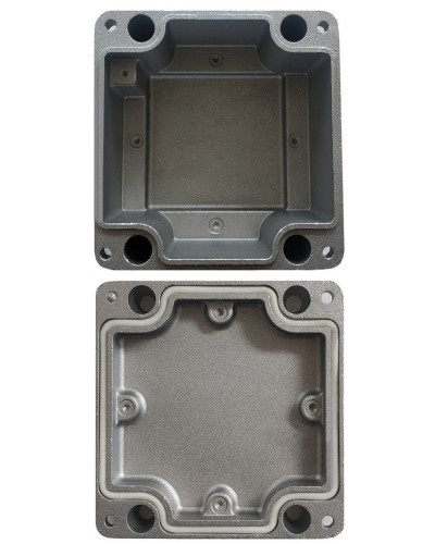 МКС Мороз, глухая, IP66/IP68, серый. Коробка коммутационная металлическая. Магнито-Контакт в Саратове