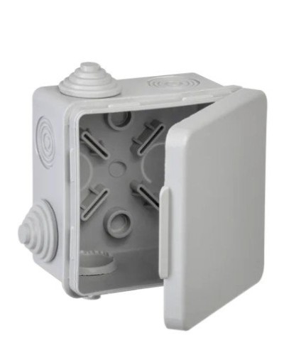 Коробка КМ 80х80х50 GENERICA (UKO31-080-080-050-K03-54G). Коробка распаячная для открытой проводки. GENERICA в Саратове