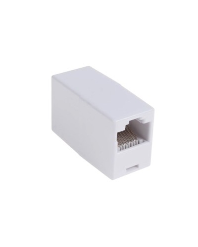 RJ-45 (розетка)-RJ-45 (розетка) (белый): Разъем распределительный в Саратове