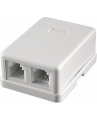 STK-RJ-45(8P8C), CAT.6, 2 выхода, Dual IDC компьютерная розетка: Розетка компьютерная 2 выхода в Саратове