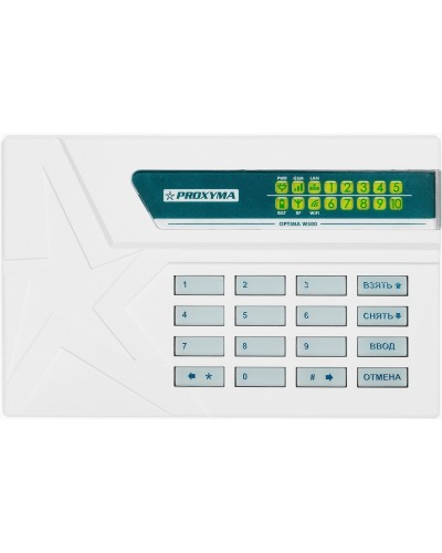 W500RL+ Optima. Объектовый прибор с встроенными GSM, РПП Ладога-РК/Ладога-РК+, и проводными шлейфами. Проксима в Саратове