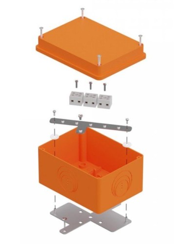 Коробка огнестойкая 150х110х90 E15-E120 для о/п (40-0351-FR1.5-6). Коробка огнестойкая для открытой установки. Промрукав в Саратове