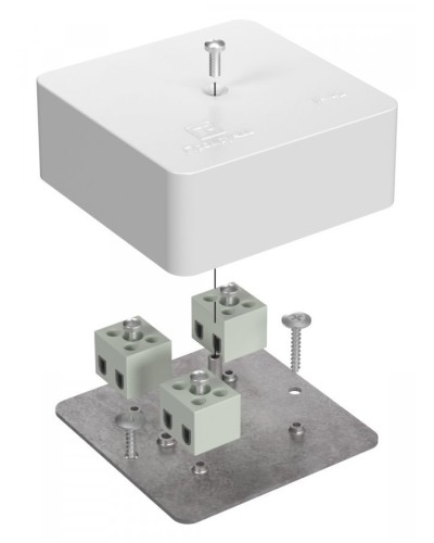 Коробка огнестойкая 75х75х30 (40-0450-FR1.5-6). Коробка огнестойкая для открытой установки. Промрукав в Саратове