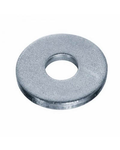 Шайба с широкими полями (кузовная) оцинкованная M10 (DIN 9021) (100 шт) (PR08.2379). Шайба с широкими полями. Промрукав в Саратове