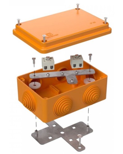 Коробка огнестойкая 120х80х50 (40-0340-FR6.0-4). Коробка огнестойкая для открытой установки. Промрукав в Саратове