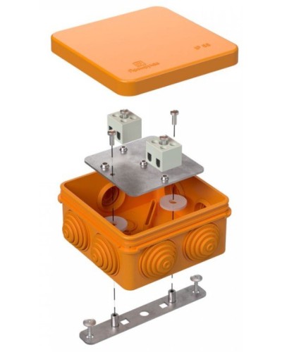 Коробка огнестойкая 80х80х40 (40-0210-FR1.5-4). Коробка огнестойкая для открытой установки. Промрукав в Саратове