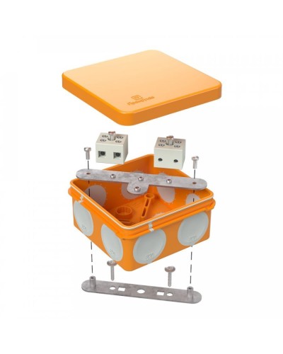 Коробка огнестойкая 80х80х40 (60-0210-FR6.0-4). Коробка огнестойкая для открытой установки. Промрукав в Саратове