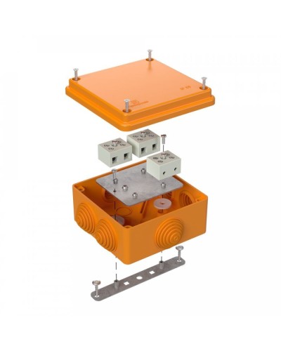 Коробка огнестойкая 100х100х50 (40-0300-FR6.0-6). Коробка огнестойкая для открытой установки. Промрукав в Саратове
