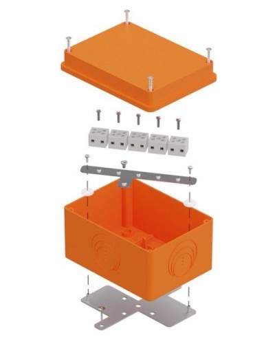 Коробка огнестойкая 150х110х90 E15-E120 для о/п (40-0351-FR2.5-10). Коробка огнестойкая для открытой установки. Промрукав в Саратове