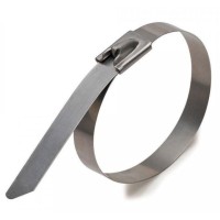 Стяжки кабельные стальные СКС (316) 7,9х350 (100 шт) (PR08.3972). Стяжки кабельные стальные. Промрукав