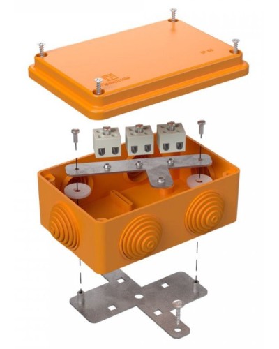 Коробка огнестойкая 120х80х50 (40-0340-FR2.5-6). Коробка огнестойкая для открытой установки. Промрукав в Саратове