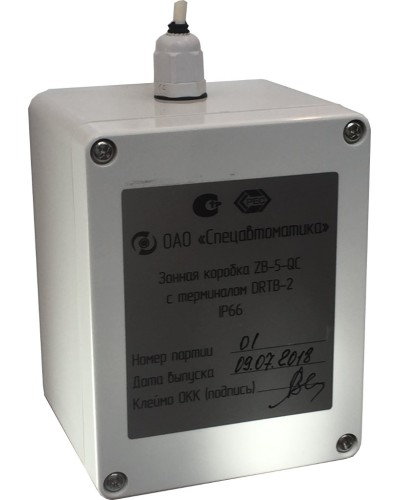 ZB-5-QC с DRTB-2 исп.02. Монтажная зонная коробка. Спецавтоматика, Москва в Саратове