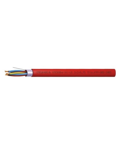 КПСВЭВнг(А)-LS 3х2х0,75 (Спецкабель). Кабель симметричный для систем сигнализации и управления, групповой прокладки, с пониженным дымо- и газовыделением. Спецкабель в Саратове