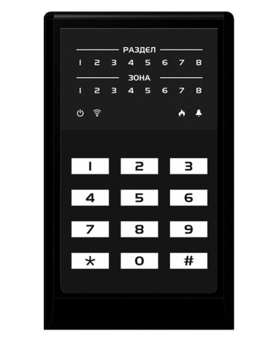 МИРАЖ-КД-04 (black). Кнопочная кодовая панель. Стелс НПП в Саратове