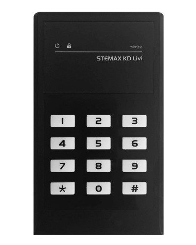 STEMAX KD Livi (черный). Беспроводная кнопочная кодовая панель. Стелс НПП в Саратове