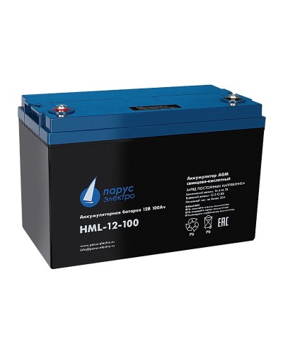 HML-12-100. Аккумулятор герметичный свинцово-кислотный. Связь инжиниринг в Саратове