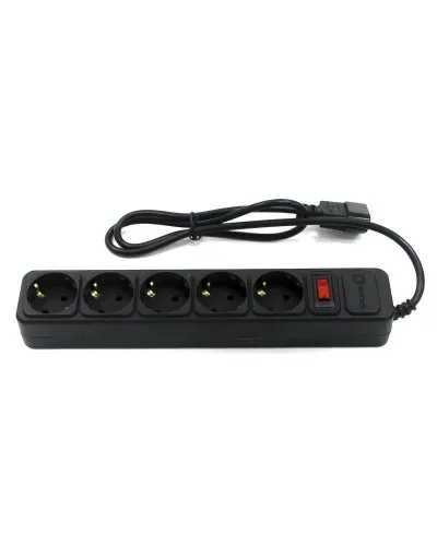 SP5B-110U. Сетевой фильтр 5 розеток, 1м, черный. 5bites в Саратове