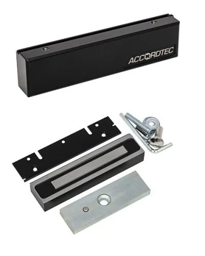 ML-200K-3 Premium Black с планкой. Замок электромагнитный. AccordTec в Саратове