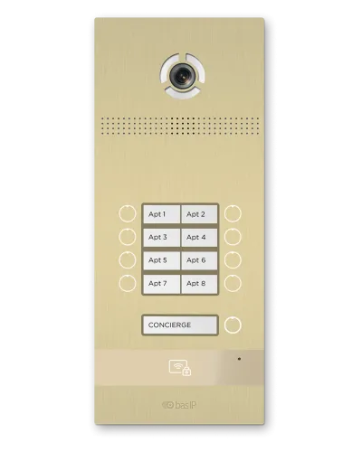BI-08FB GOLD. Вызывная панель IP-домофона. BAS-IP в Саратове