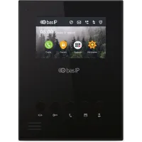 AU-04LA (AU-04L) BLACK. Монитор IP-домофона. BAS-IP