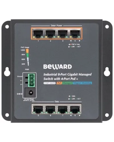 STWP-08HP4. Коммутатор 8-портовый. Beward в Саратове