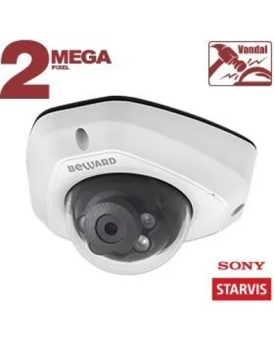 SV2012DM (2,8 мм). Видеокамера IP купольная. Beward в Саратове