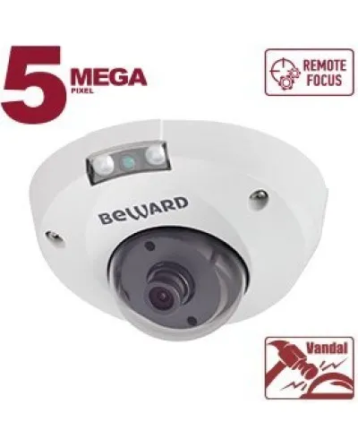B5320DMR (6мм). Видеокамера IP купольная. Beward в Саратове